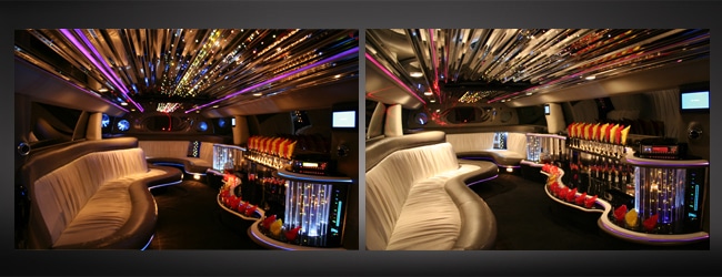 Hummer H2 Super Stretch Limousine Interior