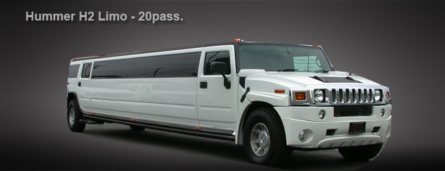 Hummer H2 Super Stretch Limousine Exterior